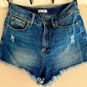 Denim shorts size 6